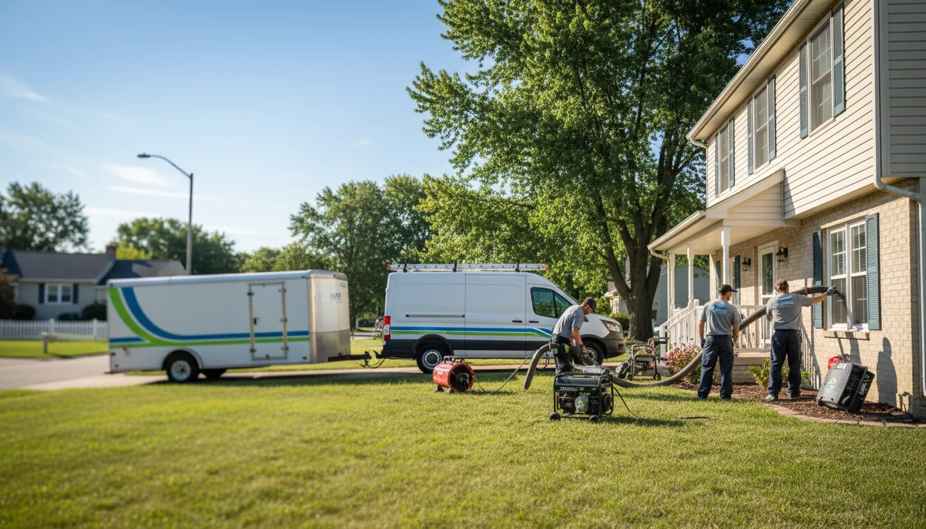 Flooded Basement Restoration And Cleanup With Repair in Prinsburg, MN near me